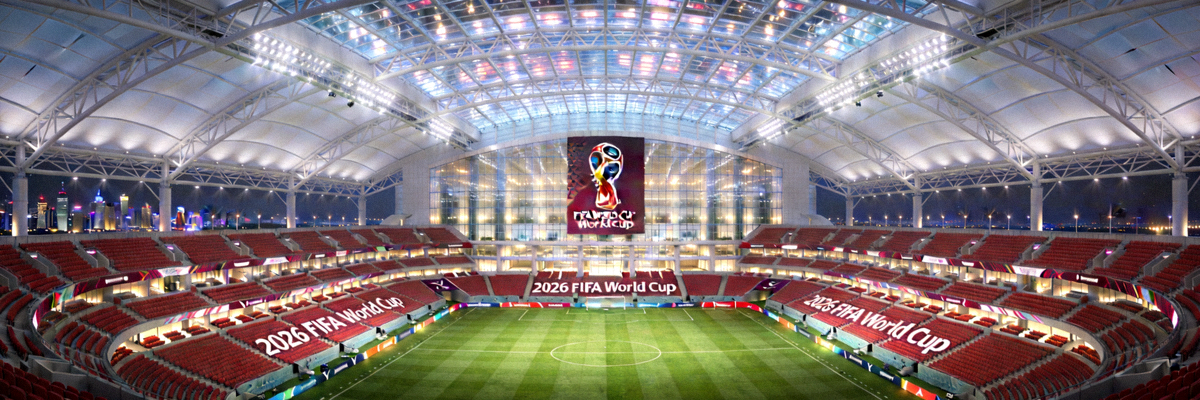 2026年美加墨世界杯场馆预览图 - 现代化足球场
